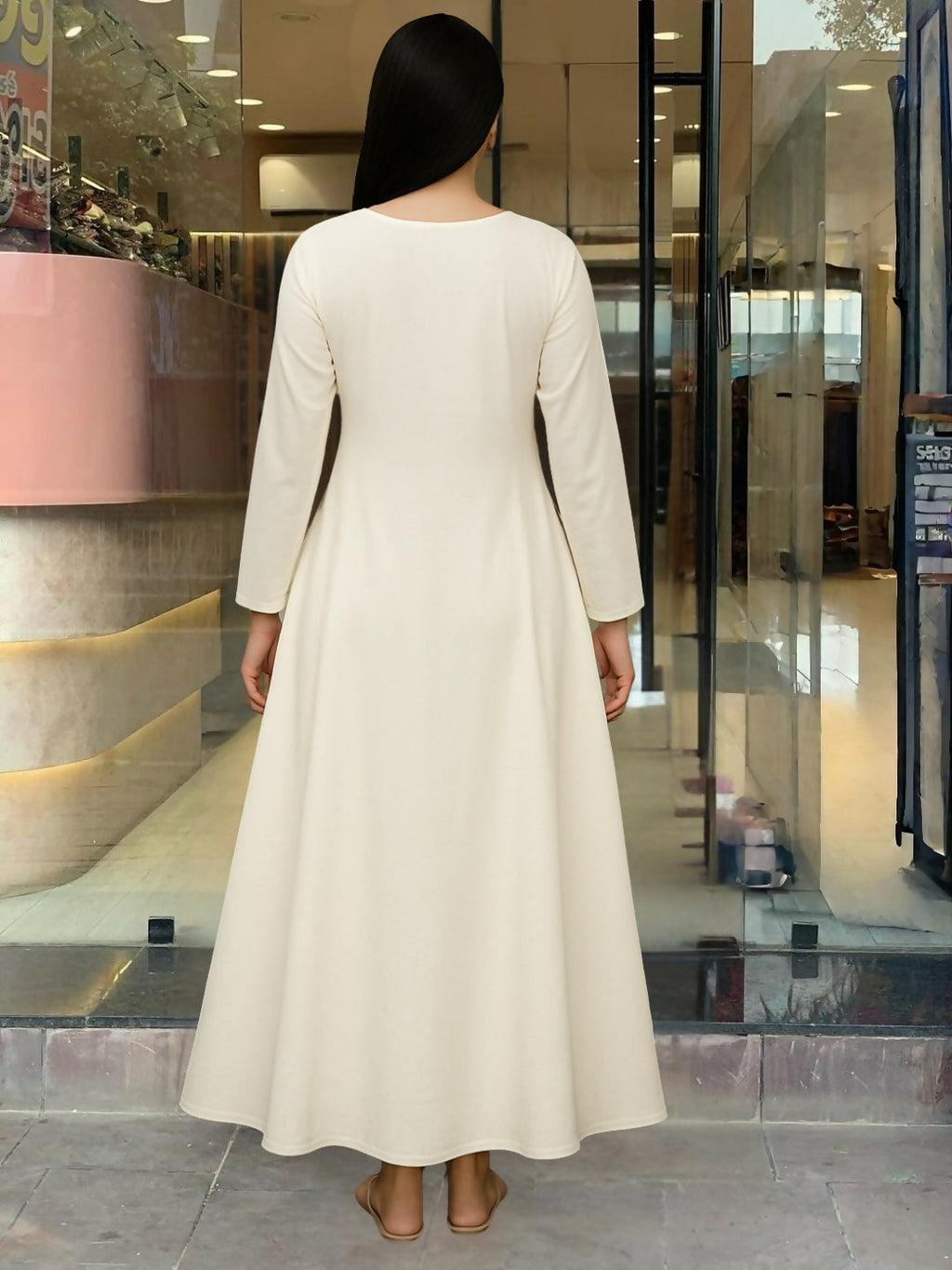 The52 White Women's Beautiful Cotton Fabric Thread Work Straight Kurta Pant and Dupatta Set | Grocsy