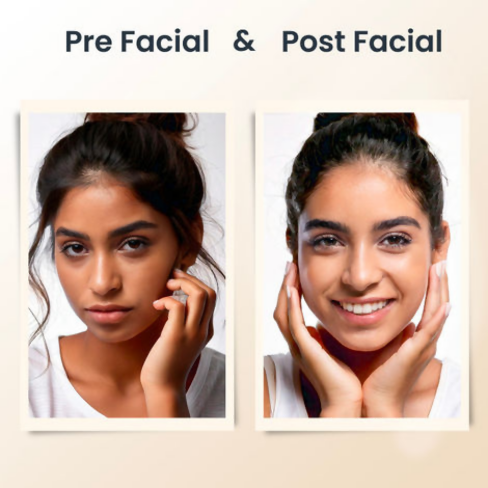 Alps Goodness Gold Glow Facial Kit - Saffron | Grocsy