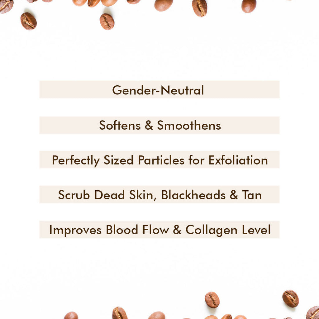 mCaffeine Naked & Raw Coffee Face Scrub with Walnut for Fresh Glow | Grocsy