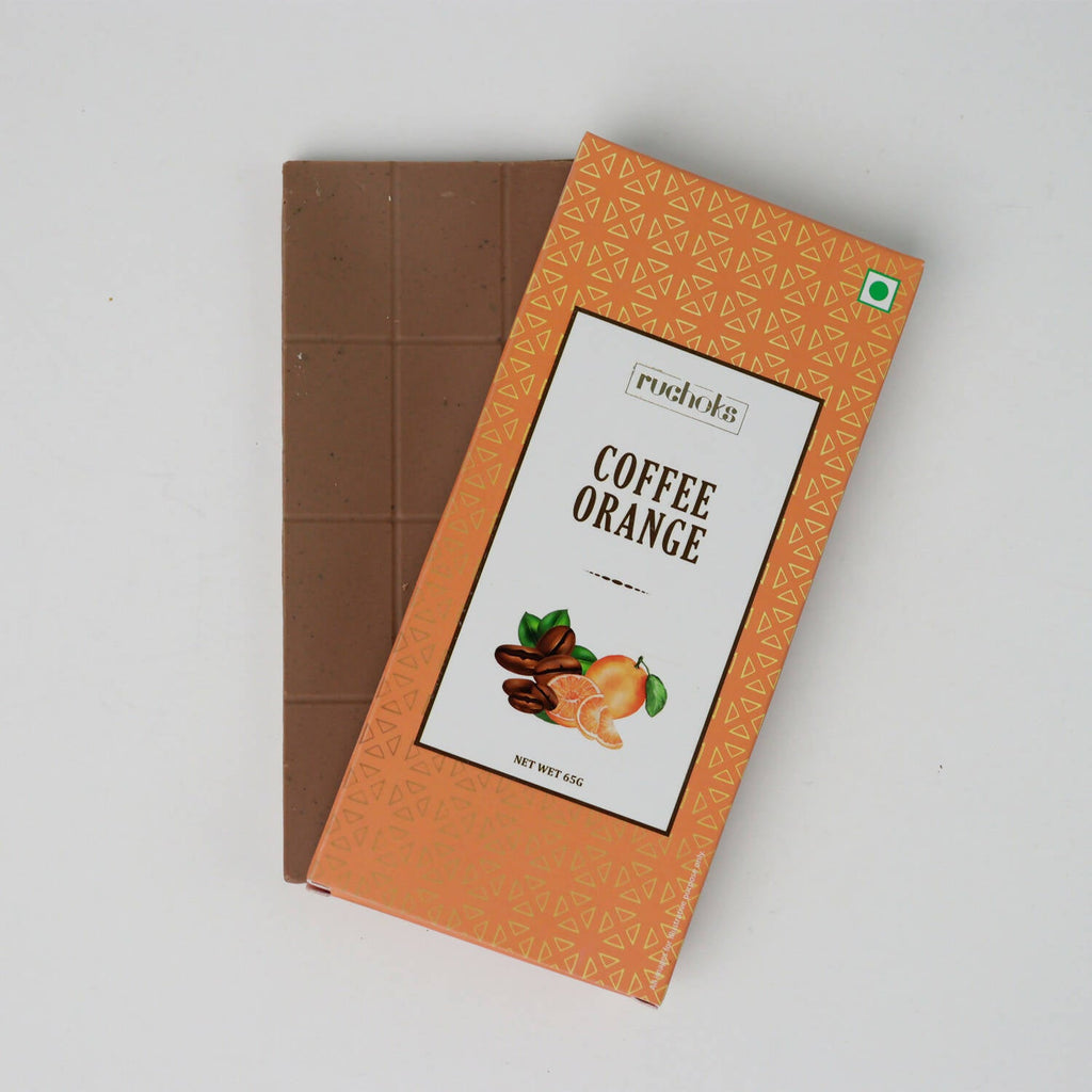 Dibha Ruchoks - Coffee Orange Chocolate Bar | Grocsy