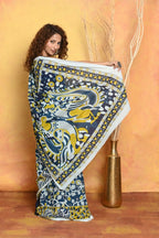 Very Much Indian Handblock Printed Cotton Saree With Natural Dyes | Grocsy