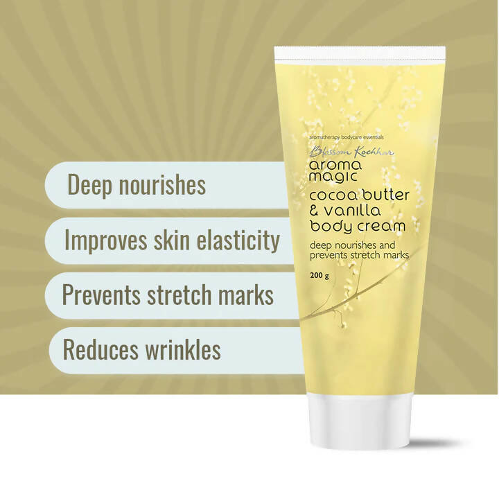 Blossom Kochhar Aroma Magic Cocoa Butter & Vanilla Body Cream | Grocsy