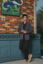 Skarve – Modern Grey & Black Smart Casual Set by Hilo Design | Grocsy