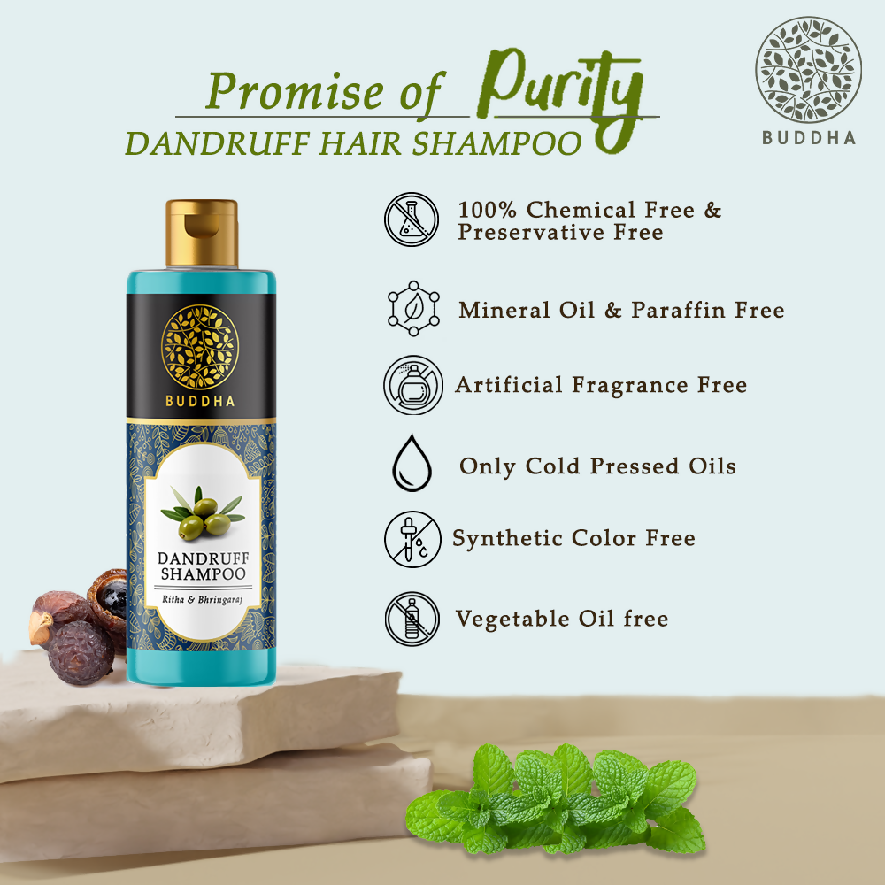 Buddha Natural Anti Dandruff Shampoo | Grocsy