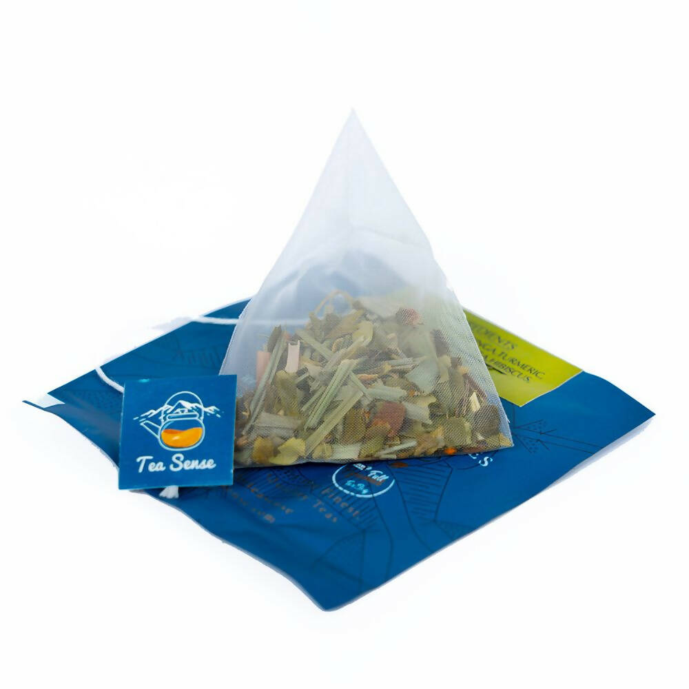Tea Sense Lemongrass Moringa Tea Bags Box | Grocsy