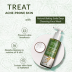 Lotus Botanicals Natural Baking Soda Deep Cleansing Face Wash | Grocsy