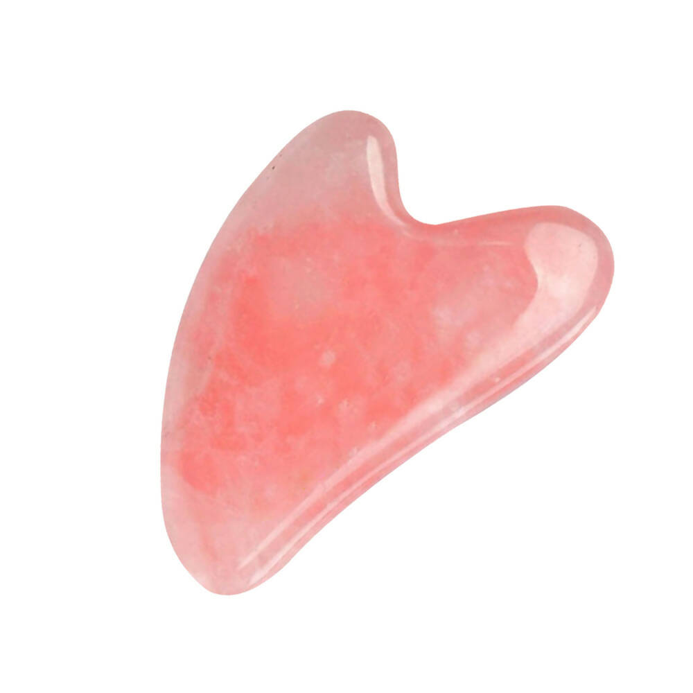 Love Earth Rose Quartz Gua Sha | Grocsy
