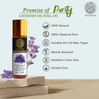 Buddha Natural Lavender Therapeutic Roll-On - For Stress Relief, Headaches, & Insomnia Deodorant Roll-on | Grocsy