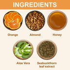 Bodyherbals Skin Brightening Orange Honey & Almond Face Pack | Grocsy