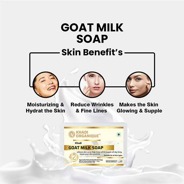 Khadi Organique Goat Milk Soap | Grocsy