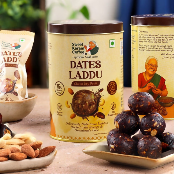 Sweet Karam Coffee Dates Laddu (Choco Dry Fruit) | Grocsy