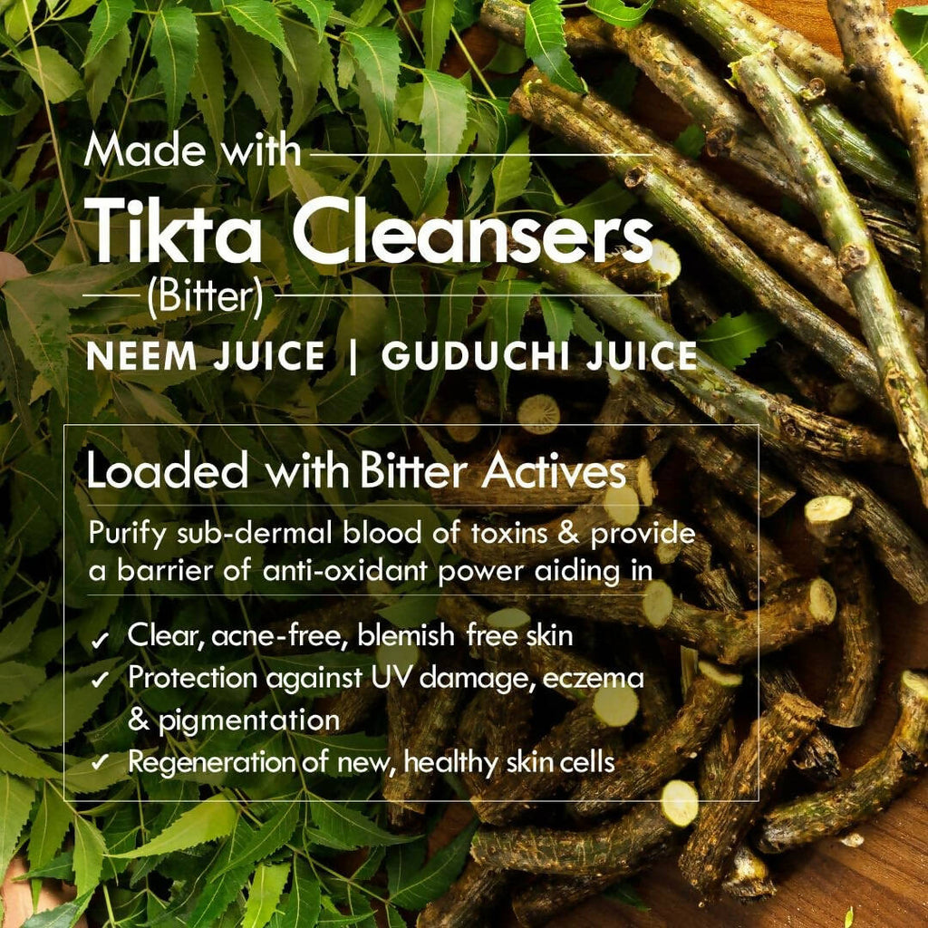 Nat Habit Bitter Neem Tikta Gel Face Wash | Grocsy