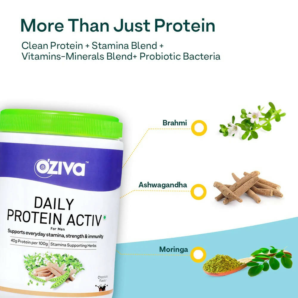 OZiva Daily Protein Activ for Men | Grocsy