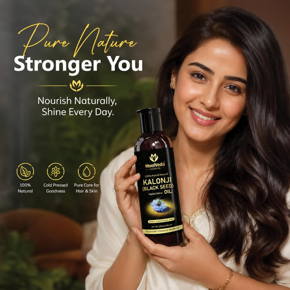 Moolveda Premium Cold Pressed Kalonji Oil - Black | Grocsy
