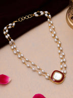 Ruby Raang Red Kundan & Pearl Choker | Grocsy