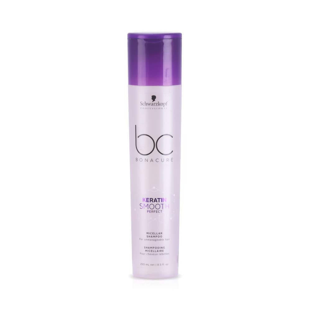 Schwarzkopf Professional BC Bonacure Keratin Smooth Perfect Micellar Shampoo- purple Combo | Grocsy