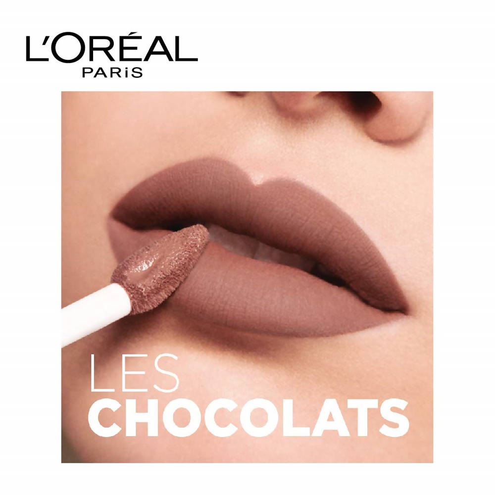 L'Oreal Paris Les Chocolats Ultra Matte Liquid Lipstick - 862 Volupto Choco | Grocsy