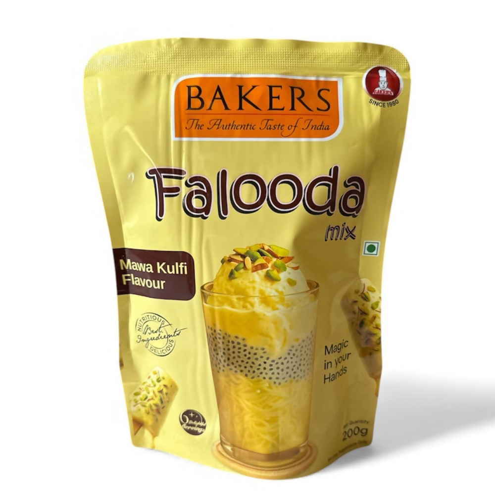 BAKERS Flavour Chocolate, Kulfi and Vanilla Falooda Mix Powder | Grocsy