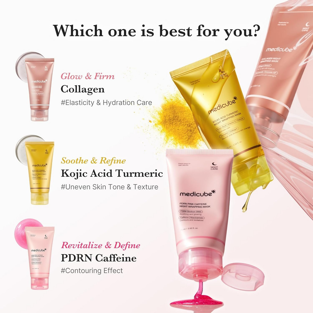 Medicube Collagen Overnight Wrapping Peel Off Facial Mask Pack | Grocsy