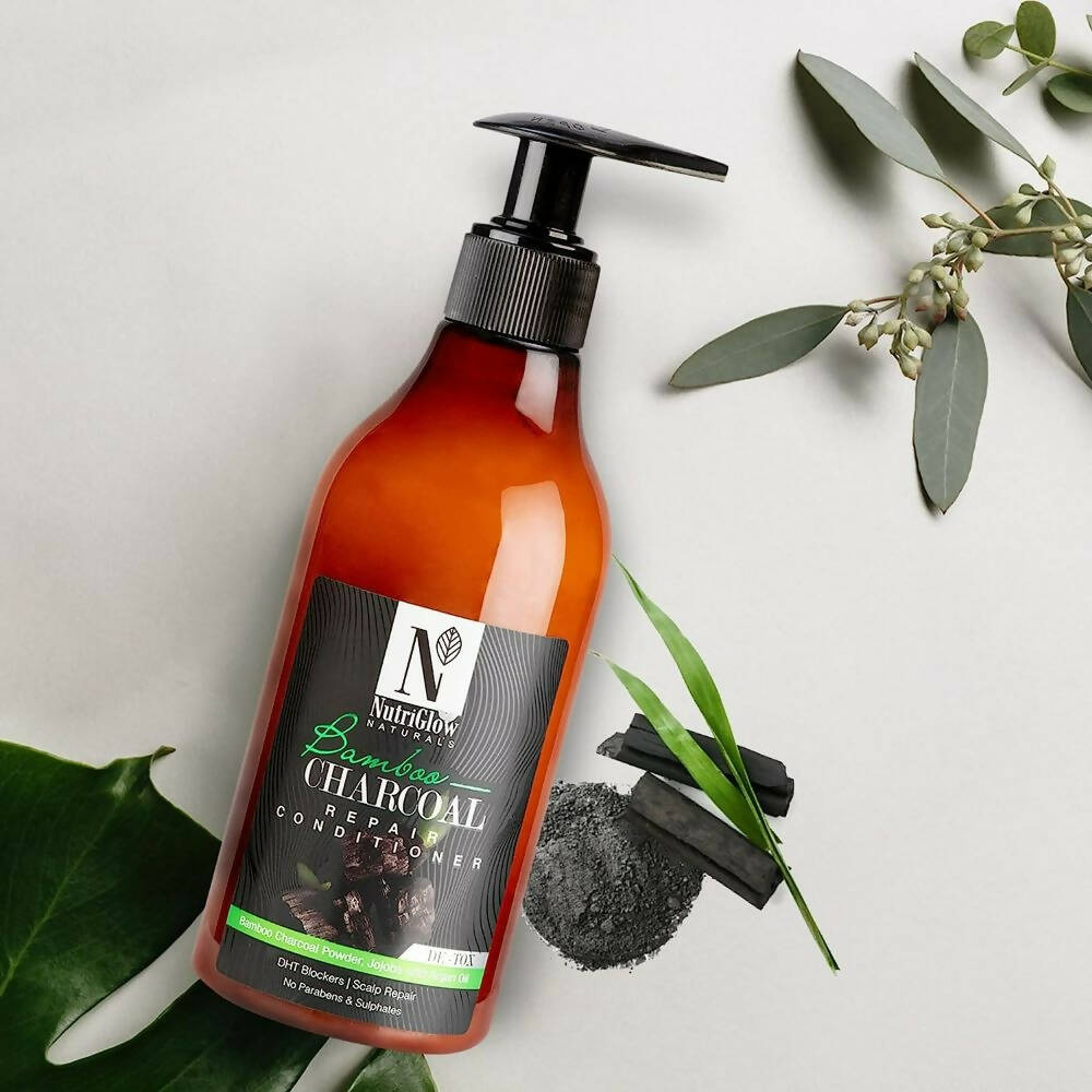 NutriGlow NATURAL'S Bamboo Charcoal Conditioner | Grocsy
