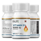 Inlife Vitamin D3 5000 IU Capsules With Gelatin | Grocsy