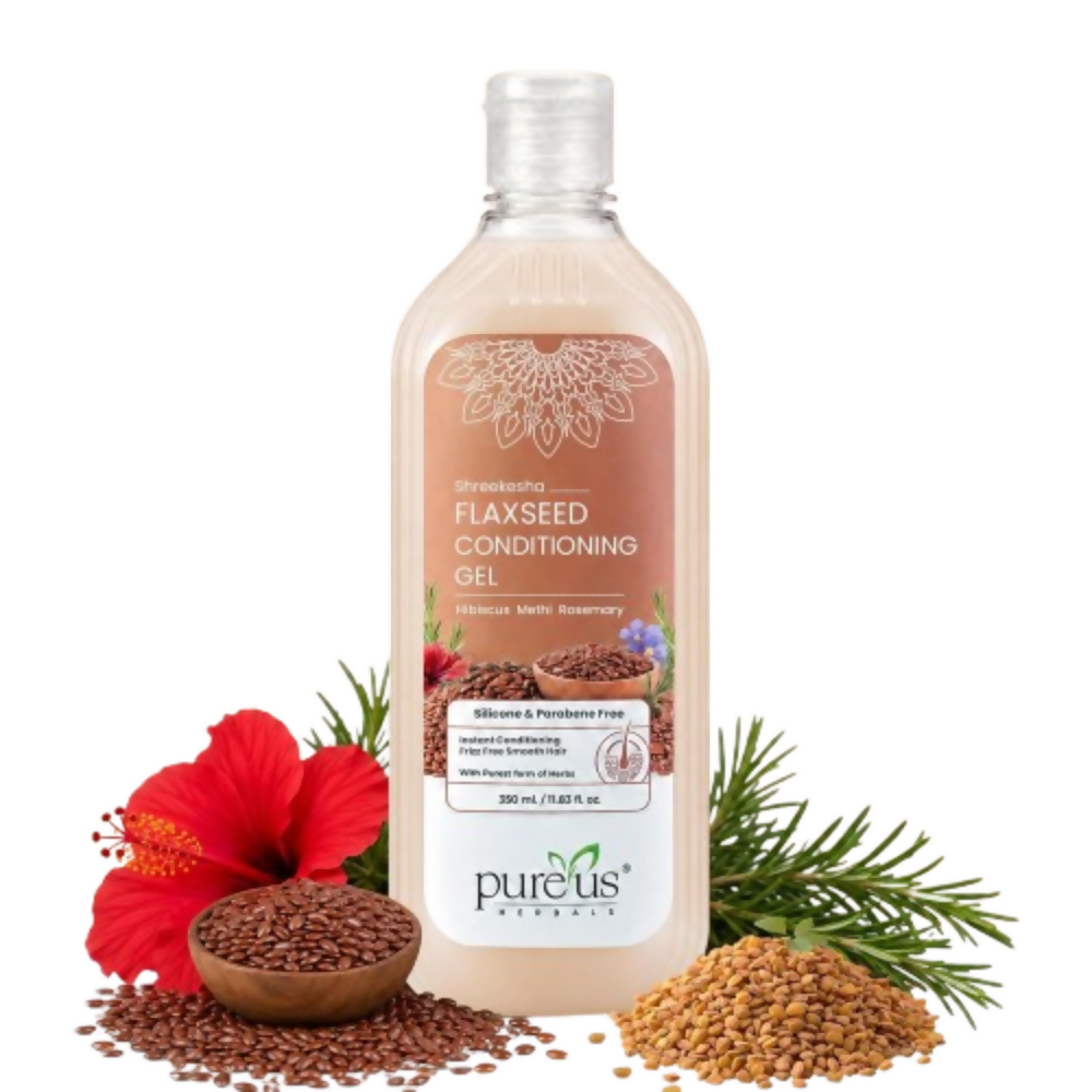 Pureus Herbals Flaxseed Conditioning Gel | Grocsy
