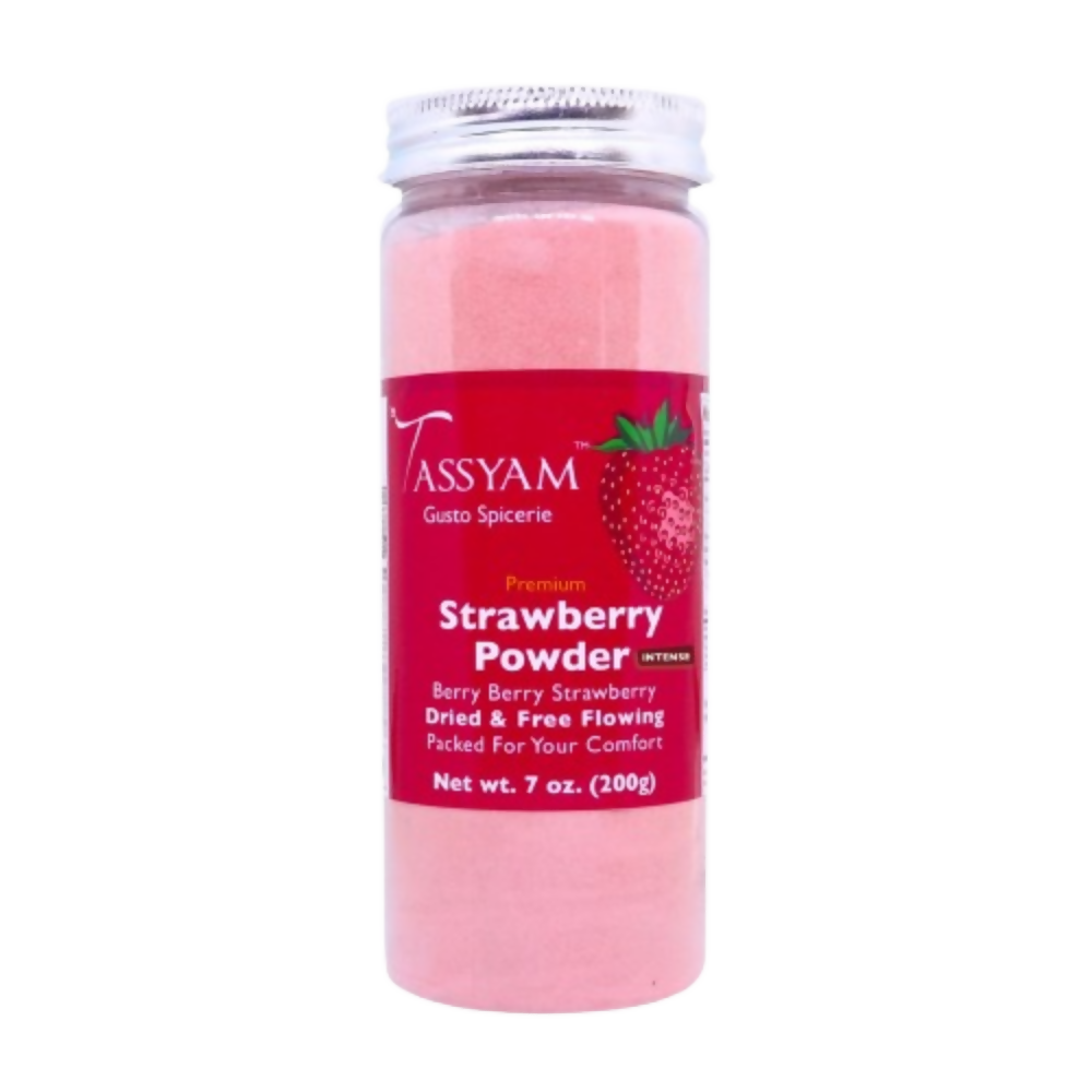 Tassyam Organics Intense Strawberry Powder | Grocsy