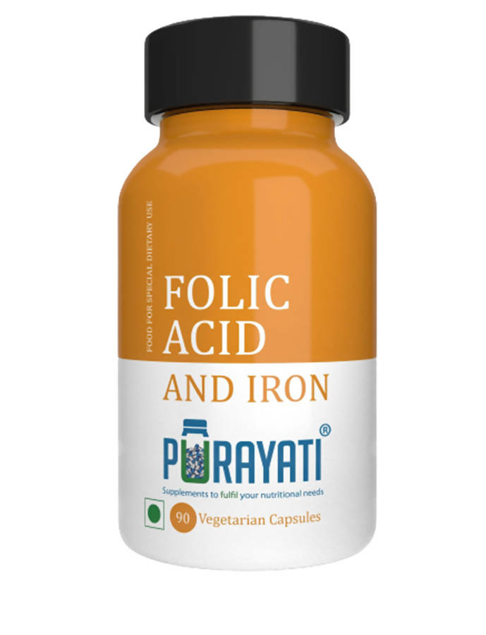 Purayati Folic Acid And Iron Capsules | Grocsy