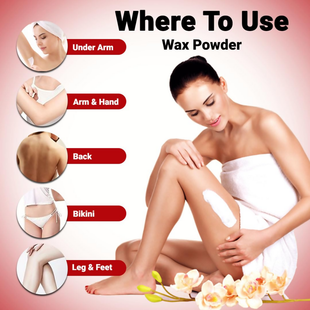 VedicAyurveda Herbal Wax Powder - Rose | Grocsy