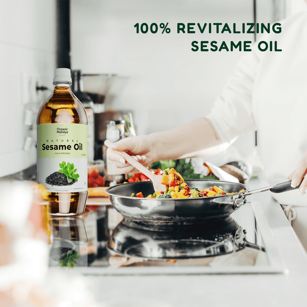 Organic Mandya Sesame Oil | Grocsy