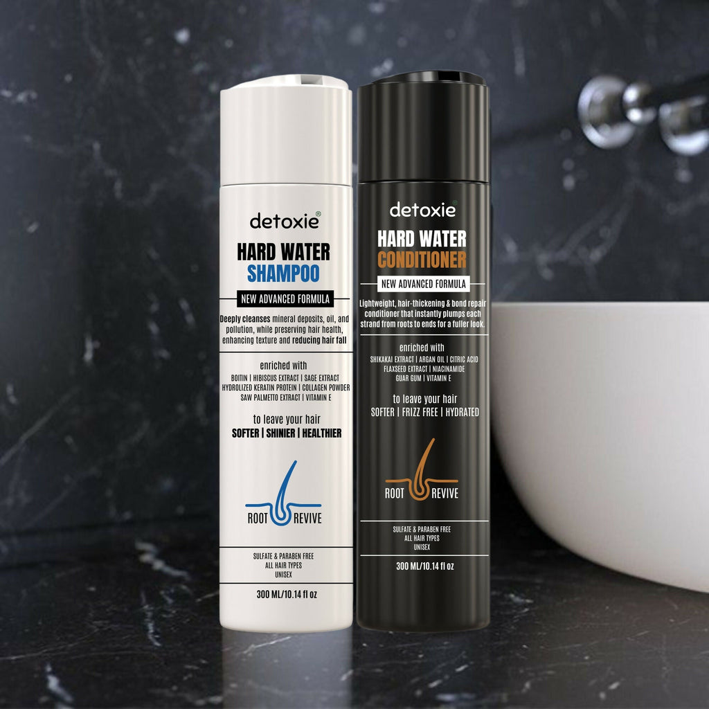 Detoxie Shampoo & Conditioner Combo - Hard Water Repair | Grocsy
