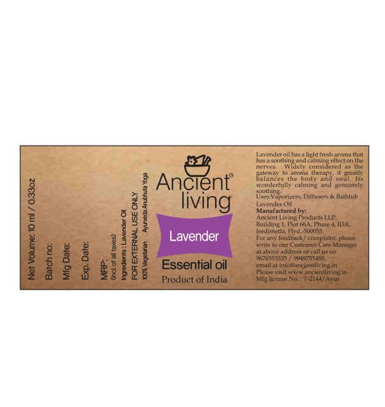 Ancient Living Lavender Essential Oil | Grocsy