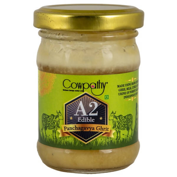 Cowpathy A2 Edible Panchagavya Ghritam | 100% Herbal and Natural | Cow's Natural Panchgavya | Good For Oral Health | Grocsy