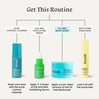 Foxtale Oil-Free Gel Moisturizer with Hyaluronic Acid & Niacinamide - Boosts Hydration, Brightens Skin, Soothes Acne | Grocsy