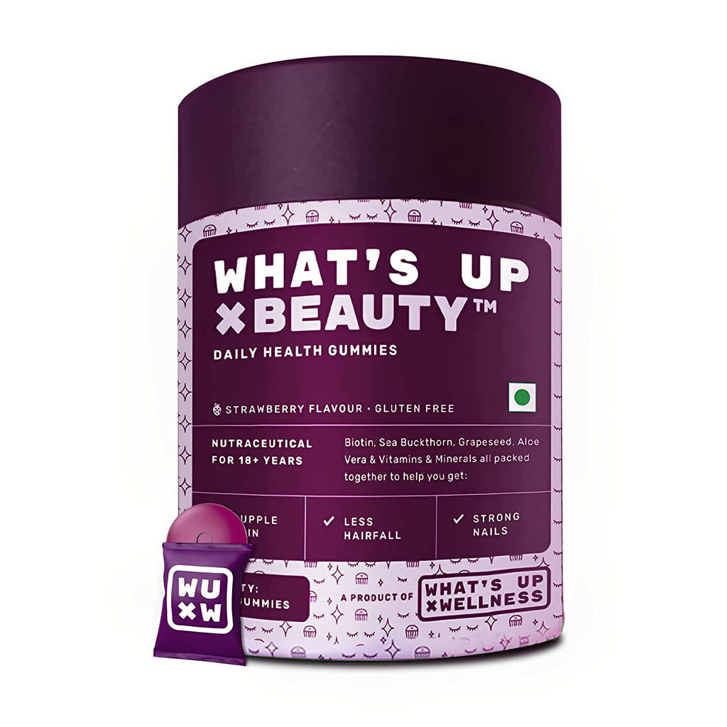 What’s Up Wellness Beauty Skin & Hair Gummies | Grocsy