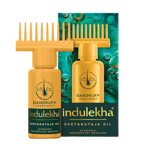 Indulekha Svetakutaja Anti-Dandruff Hair Oil | Grocsy
