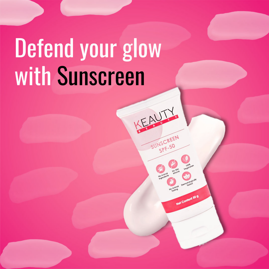 Keauty Beauty Sunscreen SPF - 50 | Grocsy