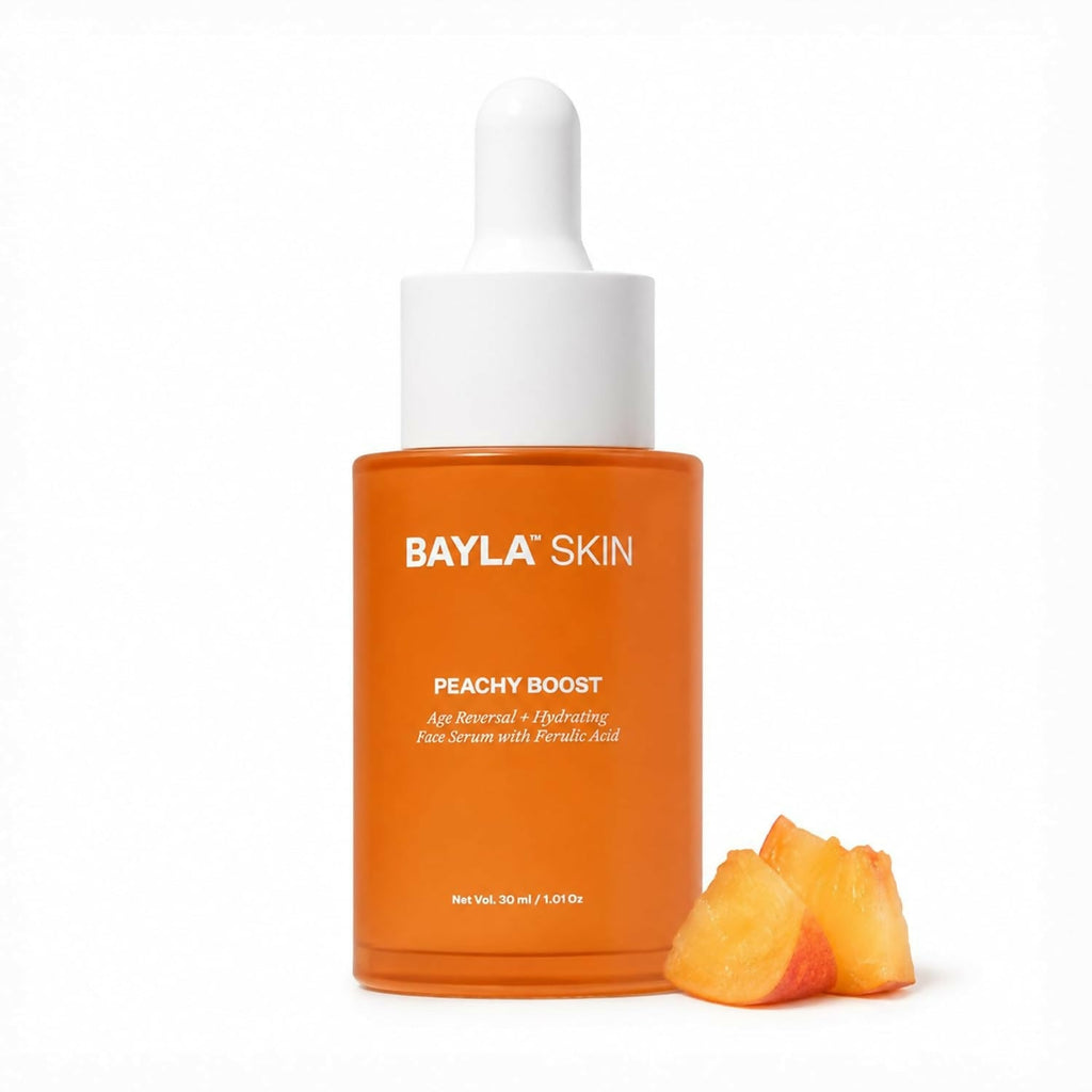Bayla Skin Peach & 2% Alpha Arbutin Triple-Action Face Serum | Grocsy