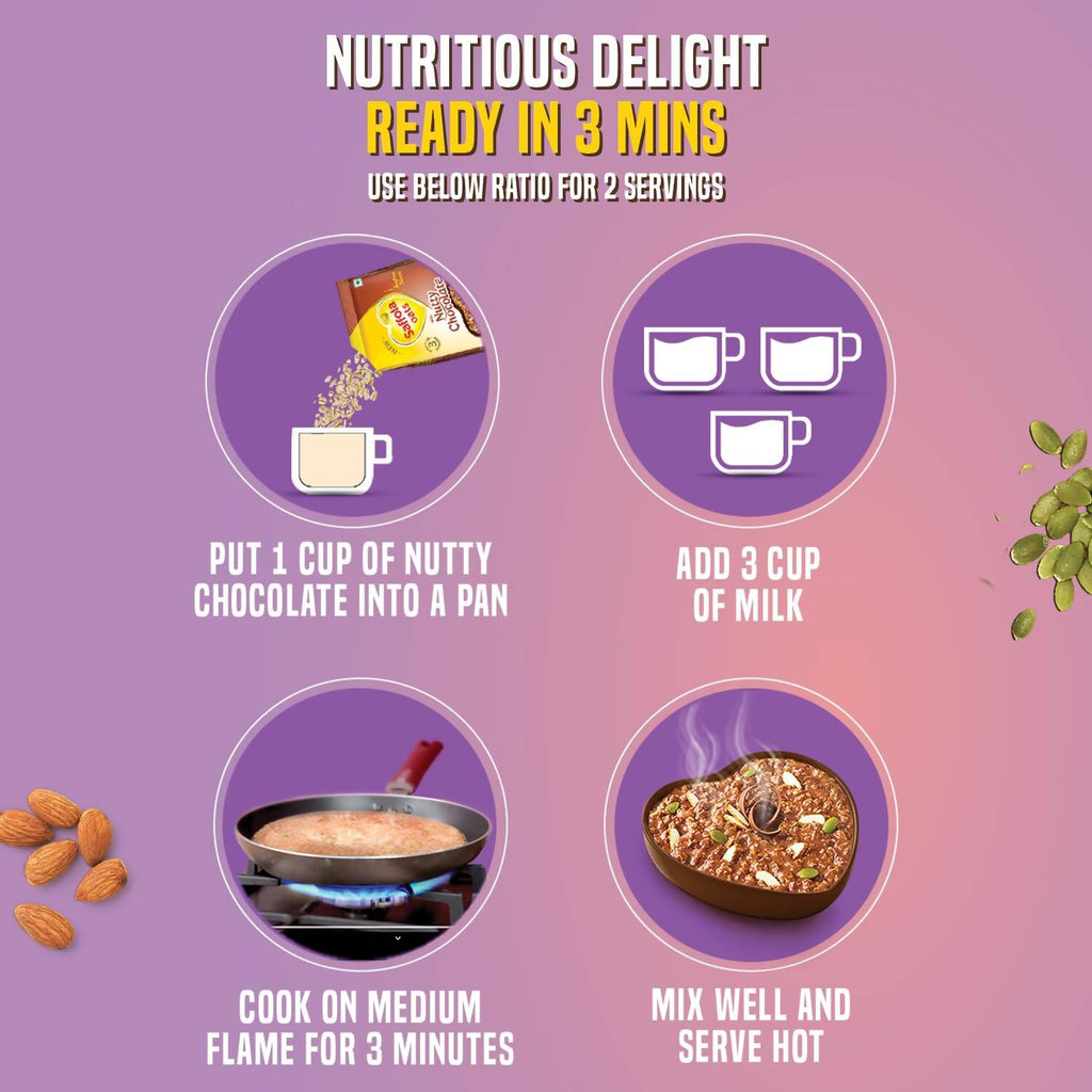 Saffola Oats with Nutty Chocolate | Grocsy