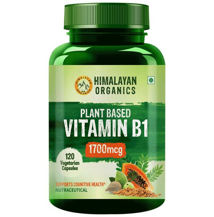 Himalayan Organics Plant-Based Vitamin B1 Capsules | Grocsy