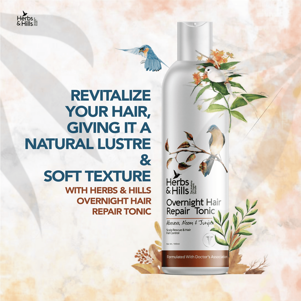 Herbs & Hills Overnight Hair Repair Tonic | Grocsy