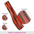 Vega Handcrafted Graduated Dressing Comb - HMC-01D | Grocsy