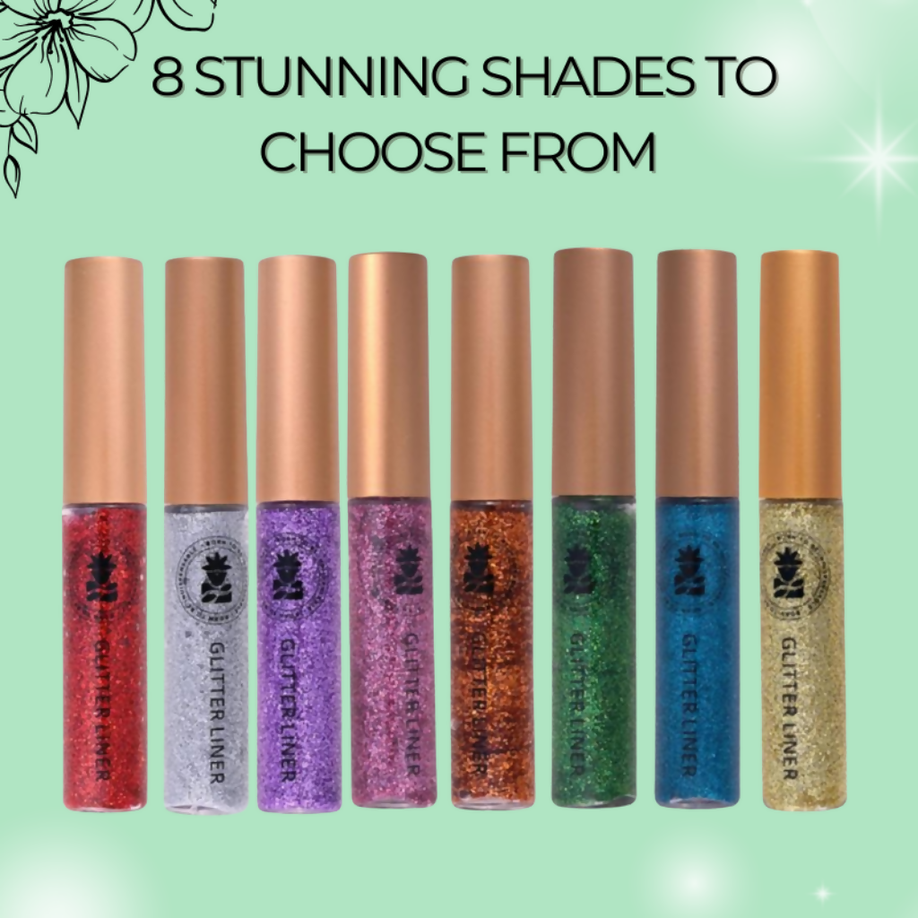 BOBI Glitter Eyeliner Green Diamond Sparkle Finish | Grocsy