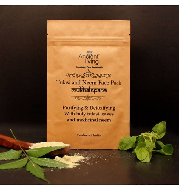 Ancient Living Tulasi And Neem Face Pack | Grocsy