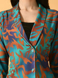 Myshka Women's Multi Printed Ombre Jacket | Grocsy