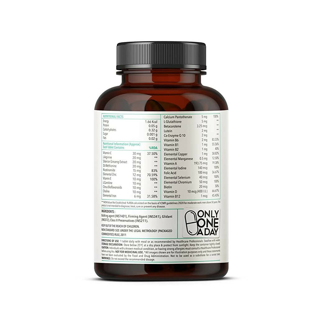 Zingavita Multivitamins Tablets for Men 50+ Age | Grocsy