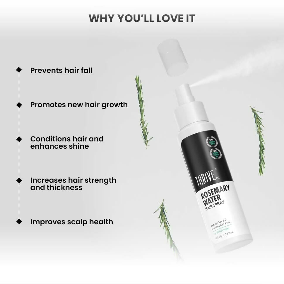 ThriveCo Rosemary Water Hair Spray For Hair Growth | Grocsy