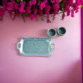 Collectibles India Flower Bloom Platter with Dip Bowls | Grocsy