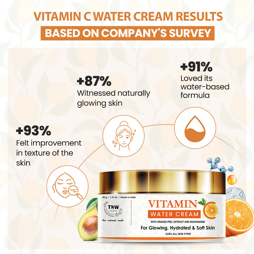 The Natural Wash Vitamin C Water Cream For Hydrated Skin | Grocsy