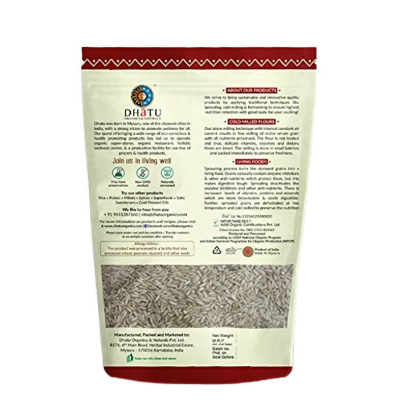 Dhatu Organics & Naturals Germinated Brown Rice | Grocsy